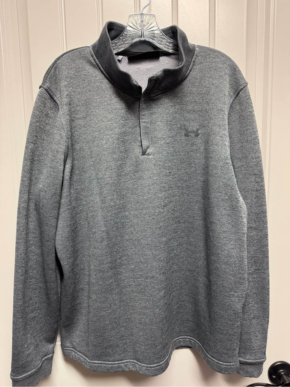 Under Armour Men's Gray Quarter-Zip Pullover